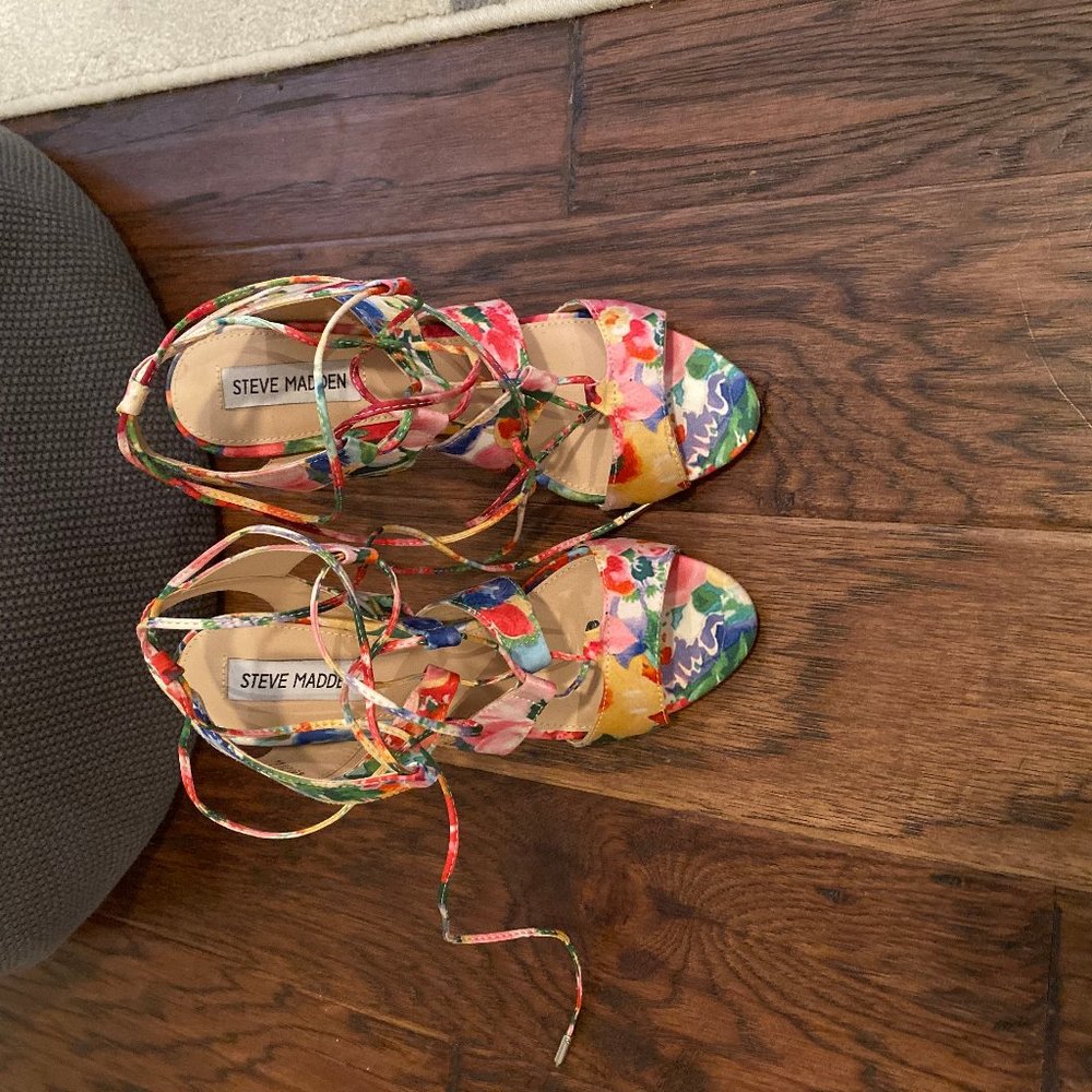 Steve Madden Floral Heels